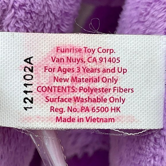 My Little Pony Twilight Sparkle 12" Plush Stuffed Toy Purple Pink Ribbon - Picture 10 of 11